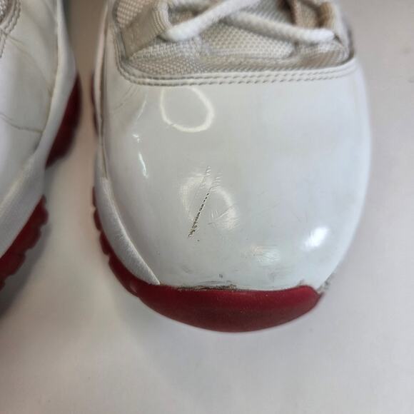 Nike Air Jordan 11 Retro Low Cherry 2012 White Red Size 13 528895-101 main image 15